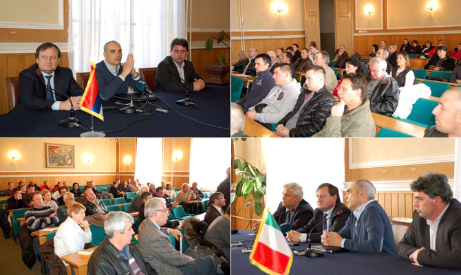 Olasz befektetők Szenttamáson 2015. március 3.
